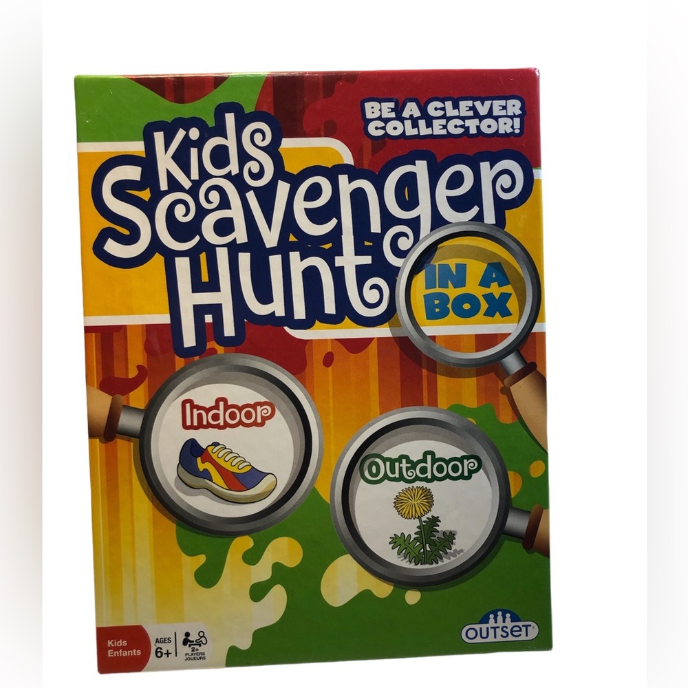 Kids Scavenger Hunt in a Box - Indoor & Outdoor -Be Clever Collector Outset 2017